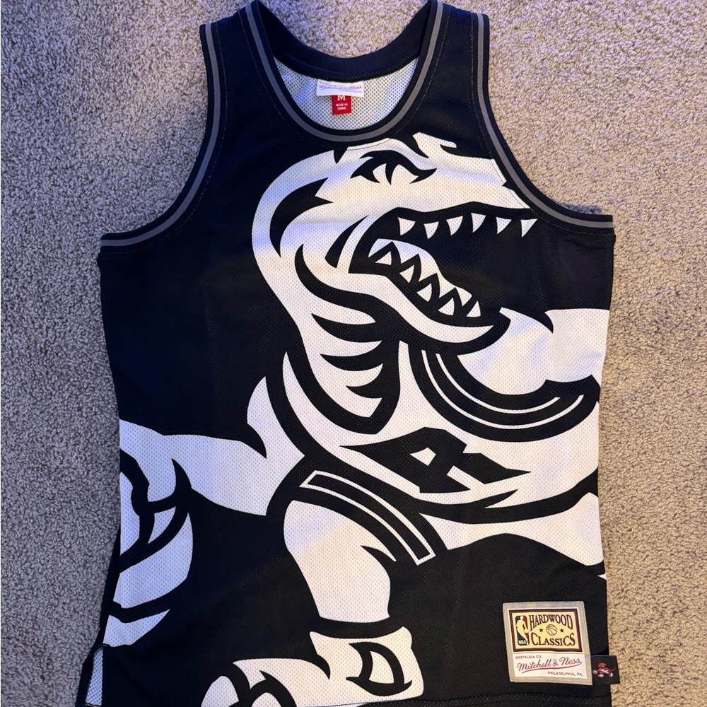 Mitchell & Ness Toronto Raptors Black and White Jersey